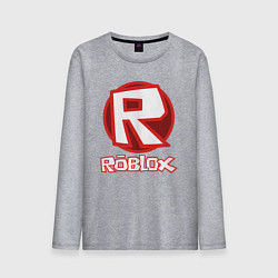 Лонгслив хлопковый мужской ROBLOX, цвет: меланж