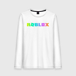 Лонгслив хлопковый мужской ROBLOX, цвет: белый