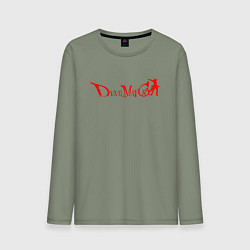 Лонгслив хлопковый мужской DEVIL MAY CRY DMC, цвет: авокадо