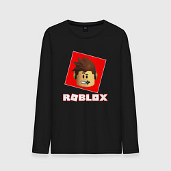 Лонгслив хлопковый мужской ROBLOX, цвет: черный