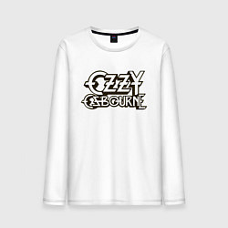 Лонгслив хлопковый мужской Ozzy Osbourne, цвет: белый