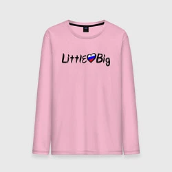 Лонгслив хлопковый мужской Little Big: Russian, цвет: светло-розовый