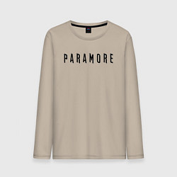 Лонгслив хлопковый мужской Paramore, цвет: миндальный