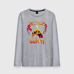 Лонгслив хлопковый мужской Sum 41 Order In Decline, цвет: меланж