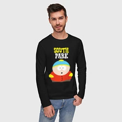 Лонгслив хлопковый мужской SOUTH PARK, цвет: черный — фото 2