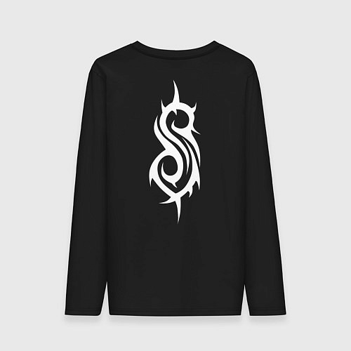 Мужской лонгслив SLIPKNOT НА СПИНЕ / Черный – фото 2