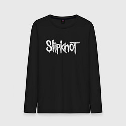 Лонгслив хлопковый мужской SLIPKNOT НА СПИНЕ, цвет: черный