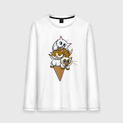 Мужской лонгслив Ice Cream Cats