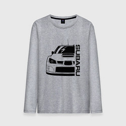 Лонгслив хлопковый мужской SUBARU Z, цвет: меланж