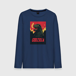 Мужской лонгслив Godzilla