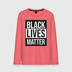 Мужской лонгслив BLACK LIVES MATTER