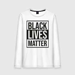 Мужской лонгслив BLACK LIVES MATTER