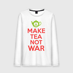 Мужской лонгслив Make tea not war