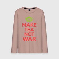 Мужской лонгслив Make tea not war