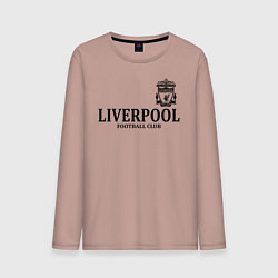 Лонгслив хлопковый мужской Liverpool FC, цвет: пыльно-розовый