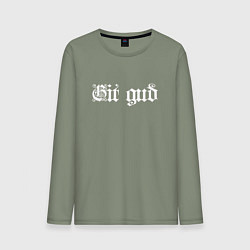 Мужской лонгслив Git gud