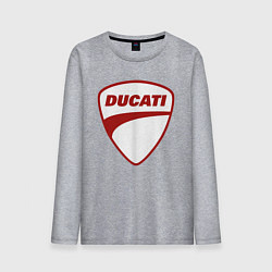 Мужской лонгслив Ducati Logo Дукати Лого Z