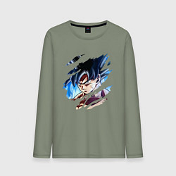 Лонгслив хлопковый мужской Dragon Ball, цвет: авокадо