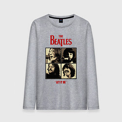 Мужской лонгслив The Beatles LET IT BE