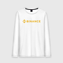 Мужской лонгслив BINANCE БИНАНС БИРЖА