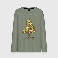 Мужской лонгслив Avocado Christmas Tree