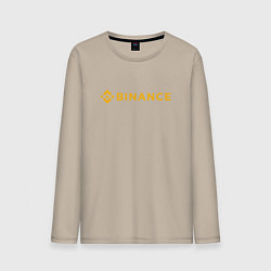 Мужской лонгслив BINANCE БИНАНС БИРЖА СПИНА