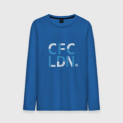 Лонгслив хлопковый мужской FC Chelsea CFC London 202122 цвета синий — фото 1