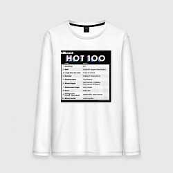 Мужской лонгслив BTS DYNAMITE BILLBOARD HOT-100