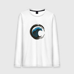 Мужской лонгслив Enso Great Wave off Kanagawa