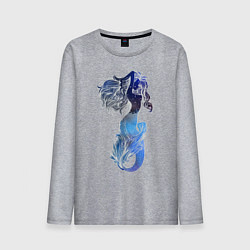 Мужской лонгслив Русалка