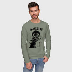 Лонгслив хлопковый мужской Шарлотта Катакури One Piece, цвет: авокадо — фото 2