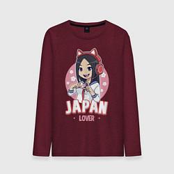 Мужской лонгслив Japan lover anime girl