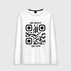 Мужской лонгслив QR-SMILE