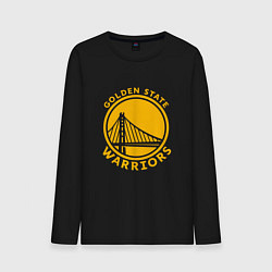 Лонгслив хлопковый мужской Golden state Warriors NBA, цвет: черный