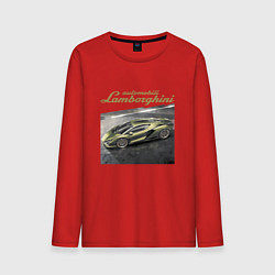Мужской лонгслив Lamborghini Motorsport sketch