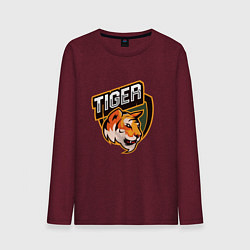 Мужской лонгслив Тигр Tiger логотип