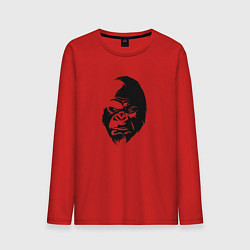 Лонгслив хлопковый мужской Angry Monkey Cotton Theme, цвет: красный