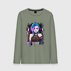 Мужской лонгслив JINX SHOOT ARCANE LOL