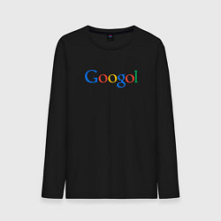 Лонгслив хлопковый мужской Гоголь Googol, цвет: черный