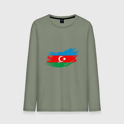 Мужской лонгслив Флаг - Азербайджан