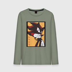 Мужской лонгслив Ёж Шэдоу 006
