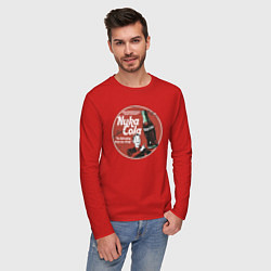 Лонгслив хлопковый мужской Nuka Cola Ice Cold Retro, цвет: красный — фото 2