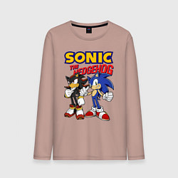 Мужской лонгслив ЕЖ СОНИК SONIC THE HEDGEHOG