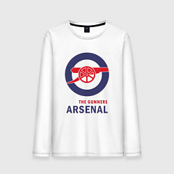 Лонгслив хлопковый мужской Arsenal The Gunners, цвет: белый