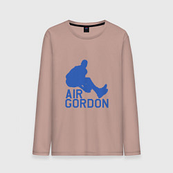Лонгслив хлопковый мужской Air Gordon, цвет: пыльно-розовый