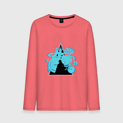 Лонгслив хлопковый мужской Genshin Impact AyatoАято, цвет: коралловый