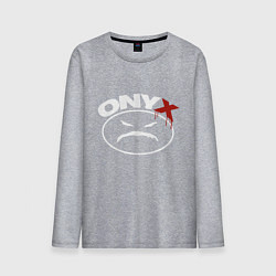 Лонгслив хлопковый мужской Onyх, цвет: меланж