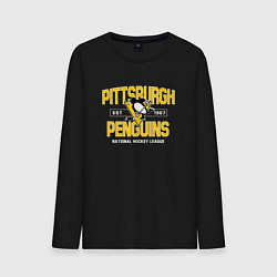 Мужской лонгслив Pittsburgh Penguins Питтсбург Пингвинз
