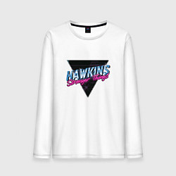 Мужской лонгслив Hakwins Stranger Things Retrowave Neon