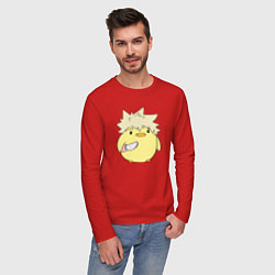 Лонгслив хлопковый мужской Опасный Бакуго My Hero Academia, цвет: красный — фото 2